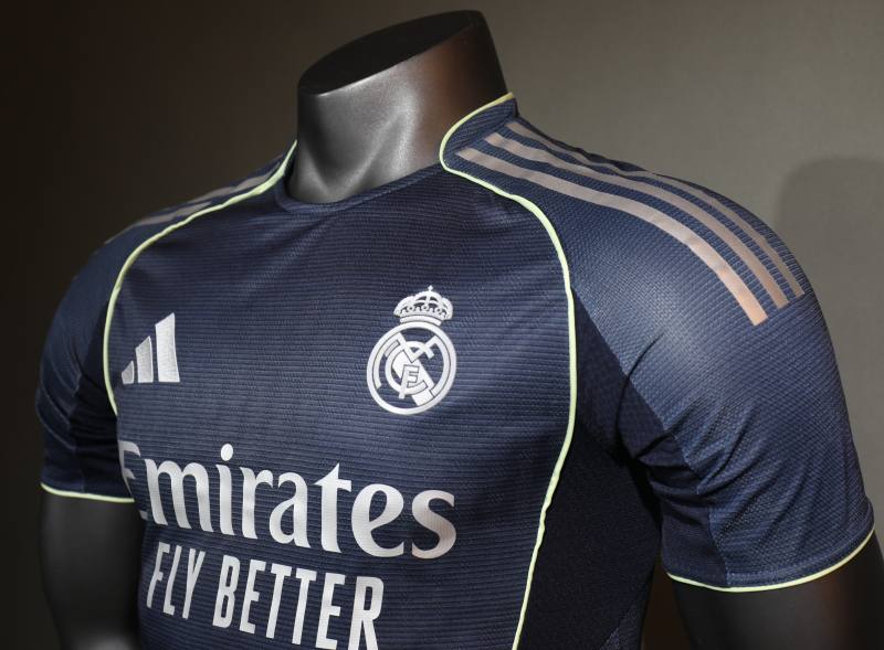 25-26 Real Madrid Away Soccer Jersey Player Version
