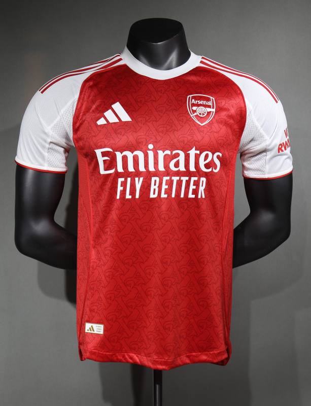 25-26 Arsenal Home Soccer Jersey Play Version