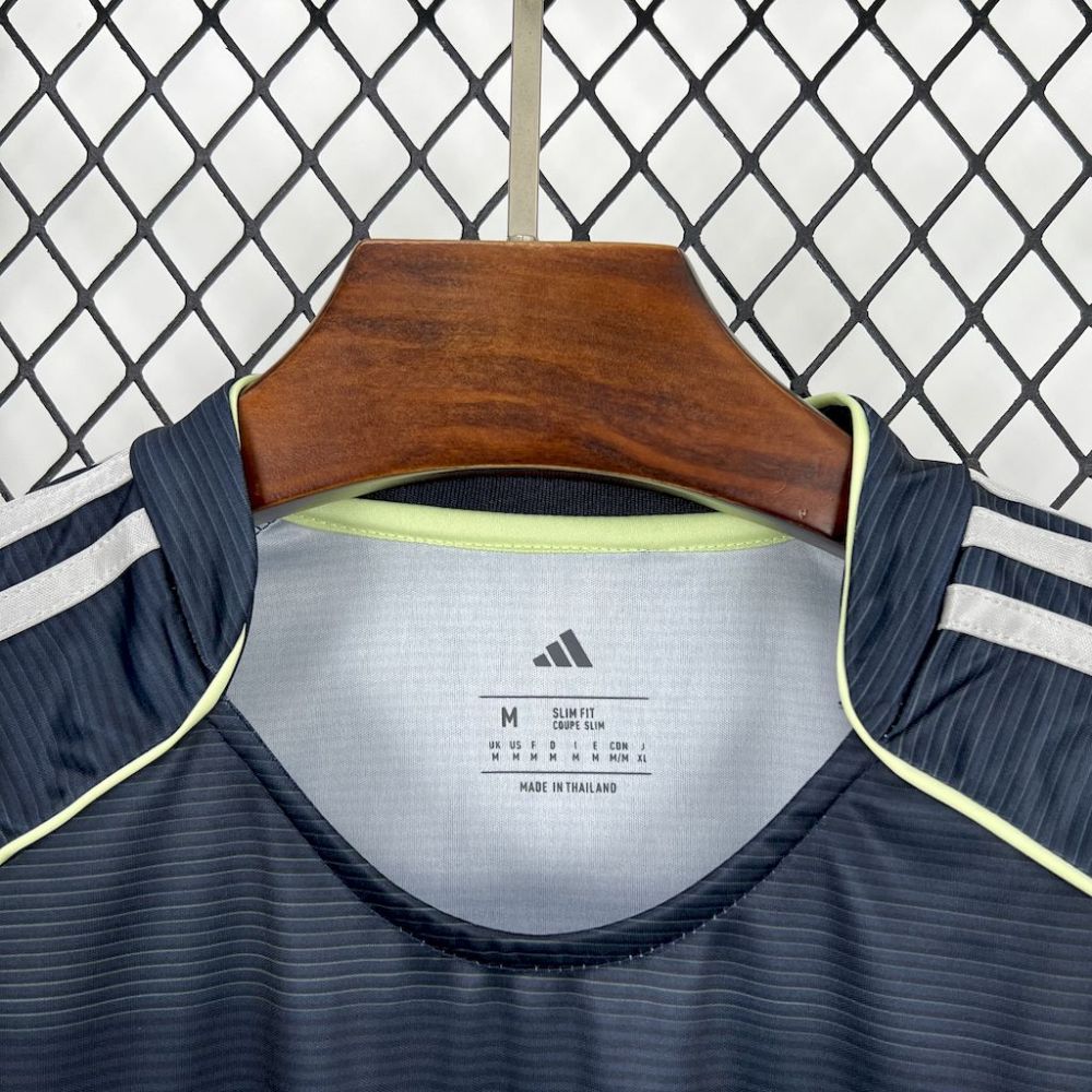 25-26 Real Madrid Away Soccer Jersey Long Sleeve