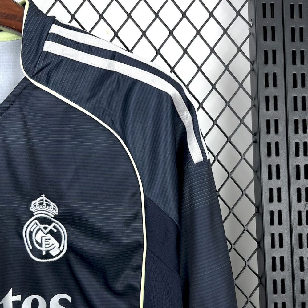 25-26 Real Madrid Away Soccer Jersey Long Sleeve