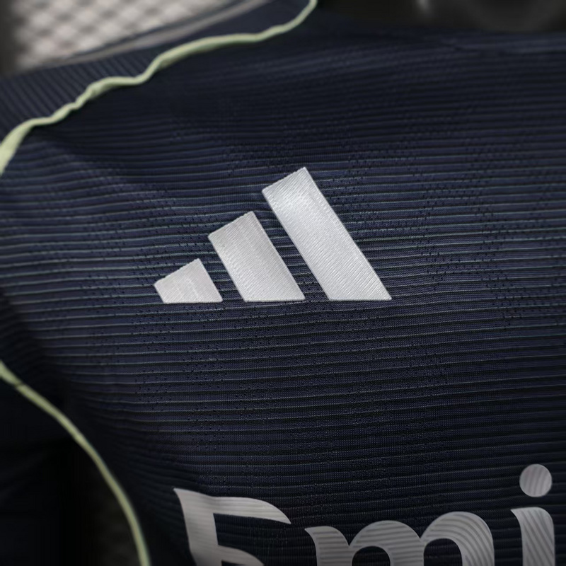 25-26 Real Madrid Away Soccer Jersey Player Version Long Sleeve
