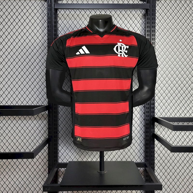 25-26 CR Flamengo Home Soccer Jersey Player Version