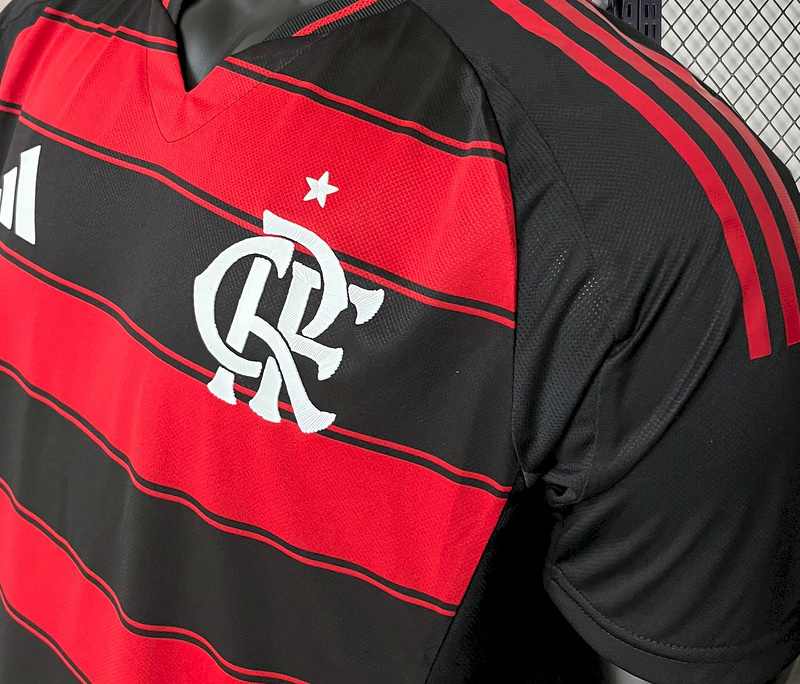 25-26 CR Flamengo Home Soccer Jersey Player Version