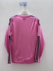 25-26 Inter Miami CF Pink  Soccer Jersey Long Sleeve