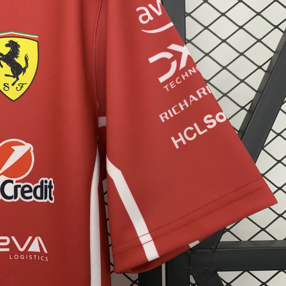 Scuderia Ferrari F1 Racing Team Polo T-Shirt 2025