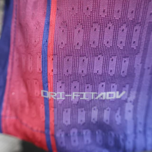 25-26 Barcelona Red Blue Home Soccer Jersey