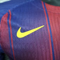 25-26 Barcelona Red Blue Home Soccer Jersey