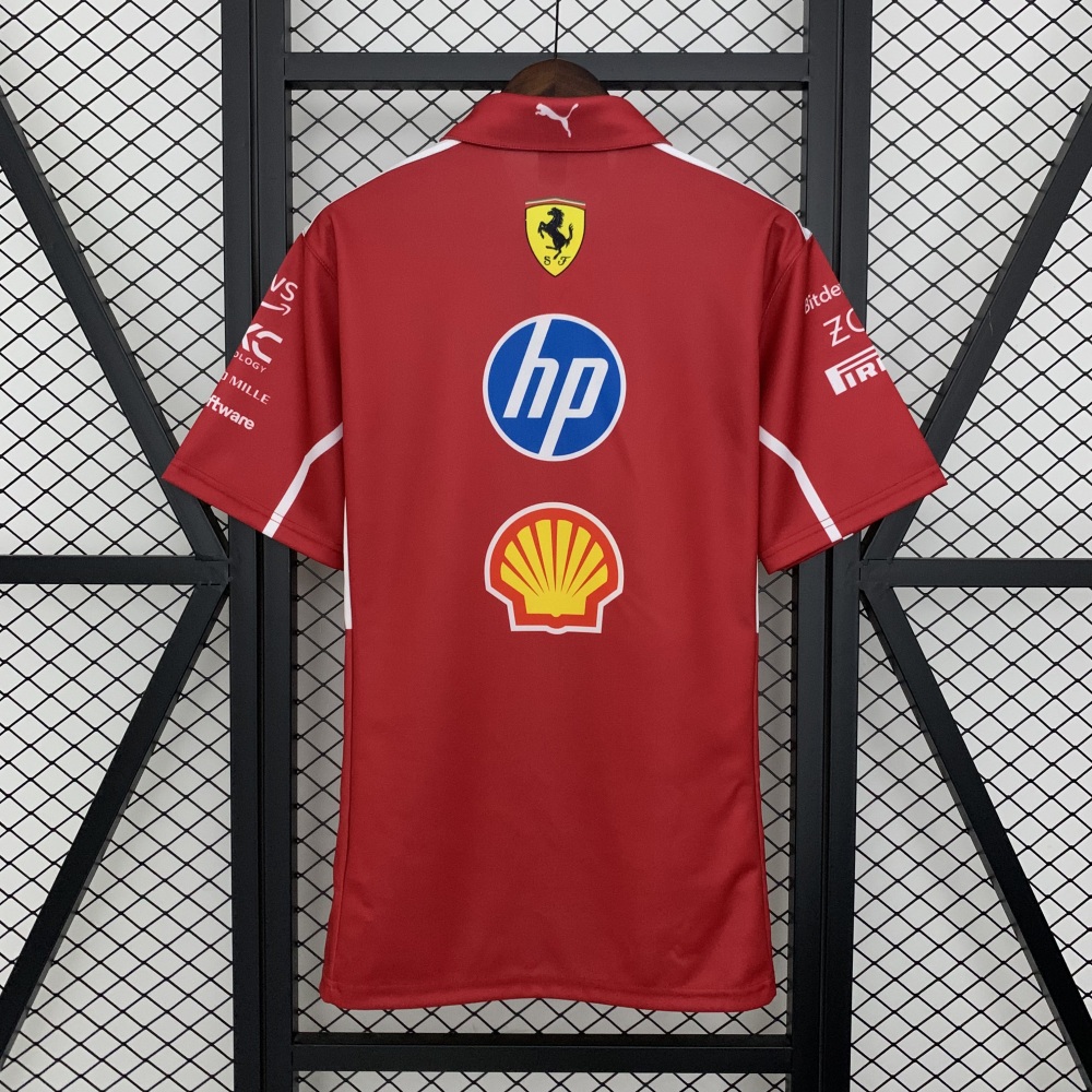 Scuderia Ferrari F1 Racing Team Polo T-Shirt 2025