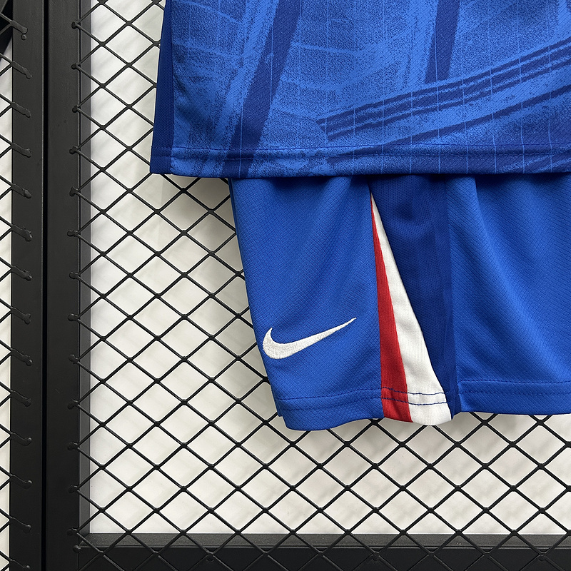 25-26 Chelsea Home Soccer Kids Kit Jersey+Shorts
