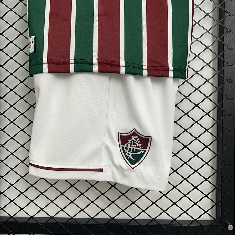 25-26 Fluminense FC Home Kids Kit Jersey+Shorts