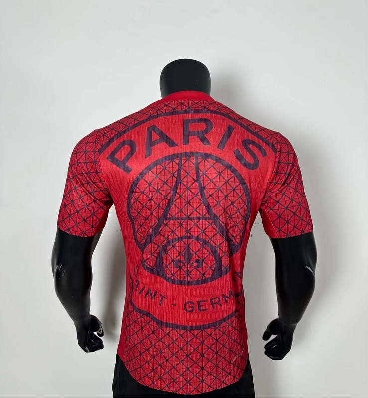 25-26 Paris Saint-Germain Red Training Soccer Jersey Player Version