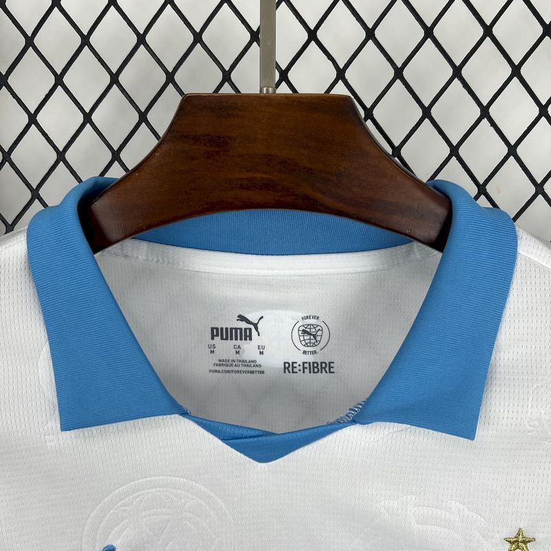 25-26 Marseilles Home Soccer Jersey
