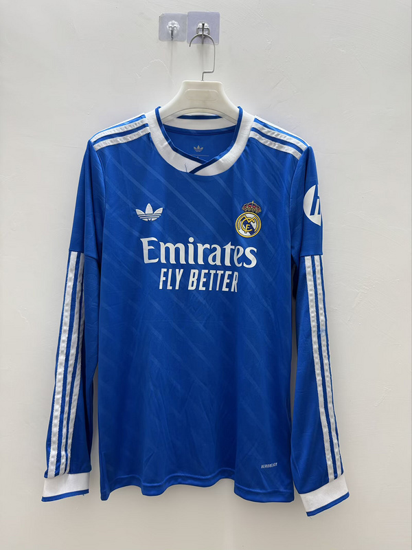 25-26 Real Madrid Third Away Soccer Jersey Long Sleeve