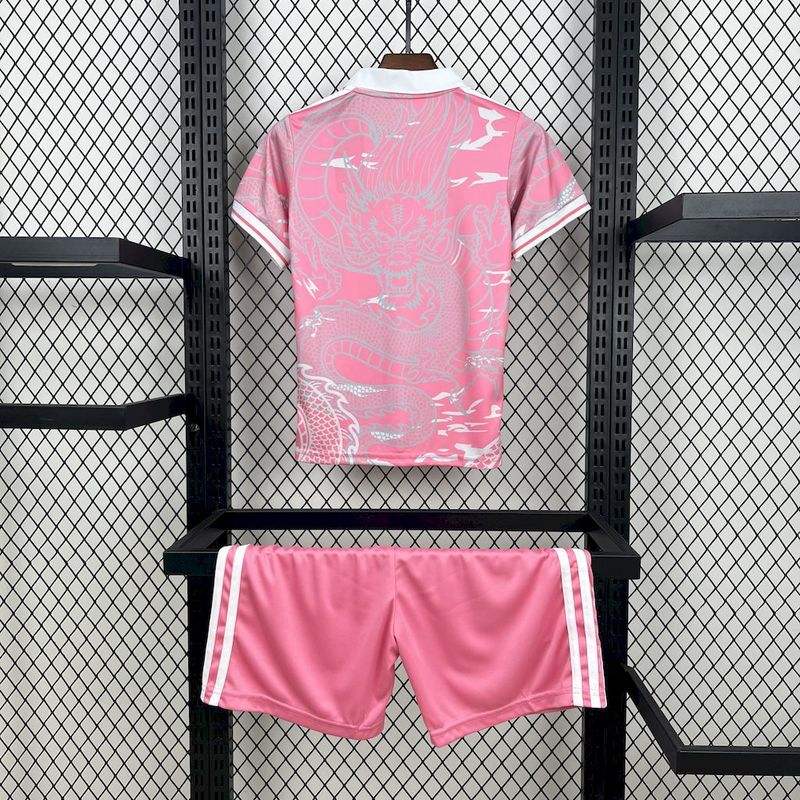 23-24 Real Madrid Pink Dragon Special Edition (Jersey+Shorts)