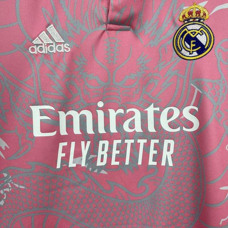 23-24 Real Madrid Pink Dragon Special Edition (Jersey+Shorts)