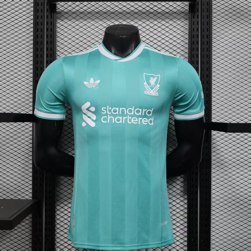 25-26 Liverpool Second Away Soccer Jersey Player Version