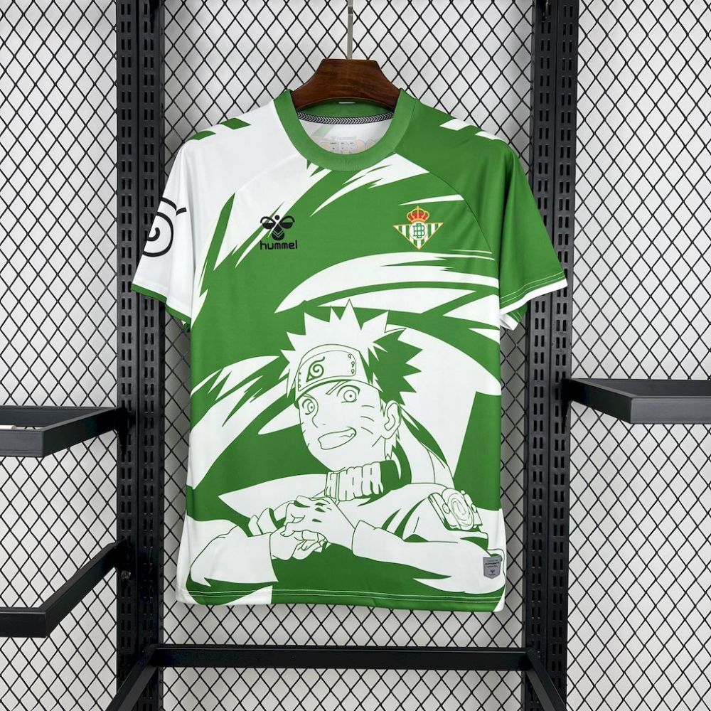 25-26 Real Betis x Naruto Special Edition Kit Football T-Shirt