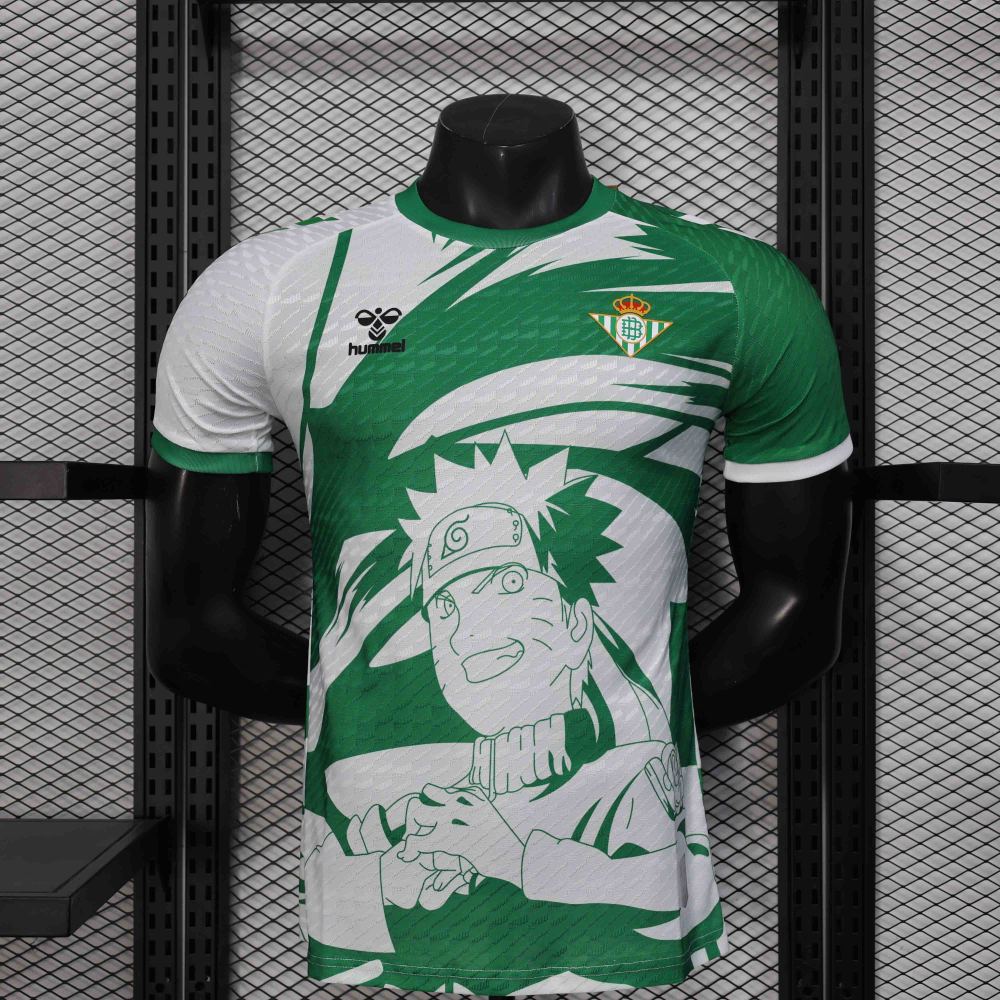 25-26 Real Betis Naruto Special Edition Player Version Shirt