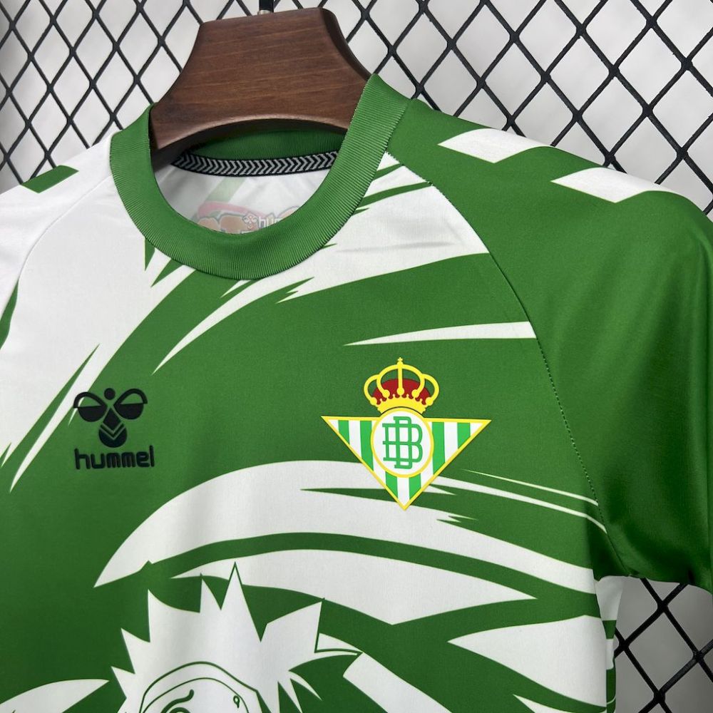 25-26 Real Betis x Naruto Special Edition Kids Kit Jersey+Shorts