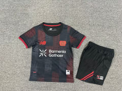 25-26 Bayer 04 Leverkusen Home Soccer Kids Kit Jersey+Shorts