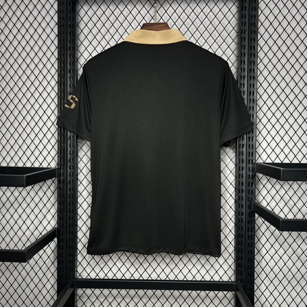 24-25 Barcelona Special Black Polo Soccer Jersey