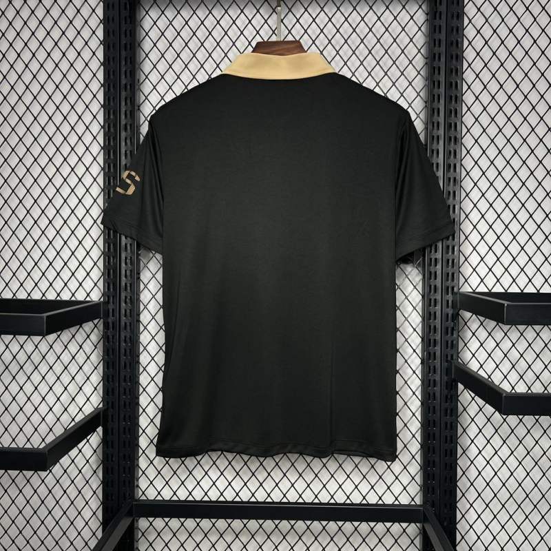 24-25 Barcelona Special Black Polo Soccer Jersey