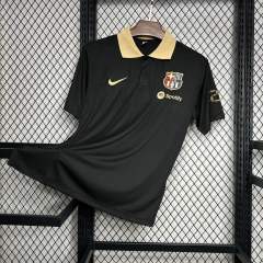24-25 Barcelona Special Black Polo Soccer Jersey