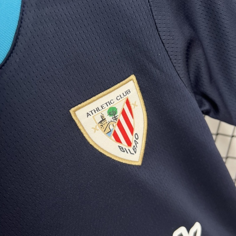 25-26 Athletic Club de Bilbao Away Soccer Kids Kit Jersey+Shorts