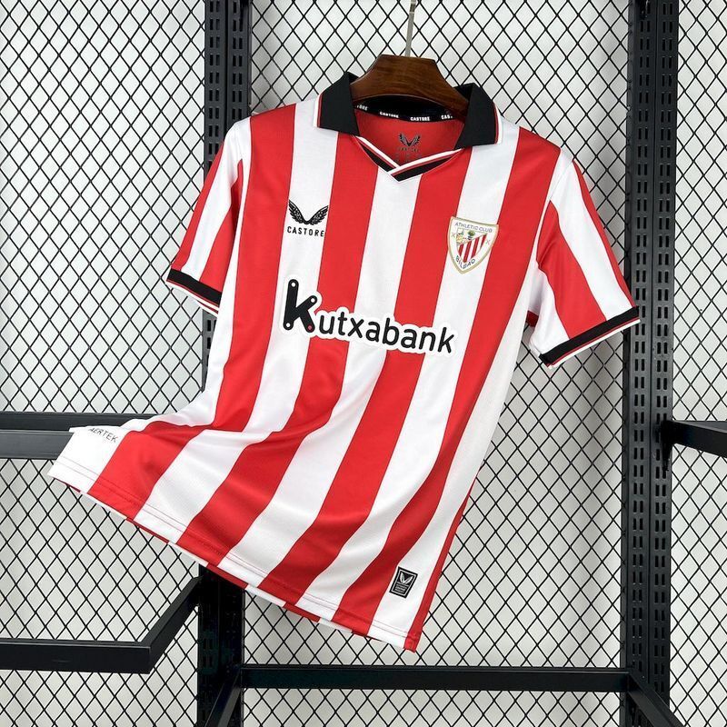 25-26 Athletic Club de Bilbao Home Soccer Jersey