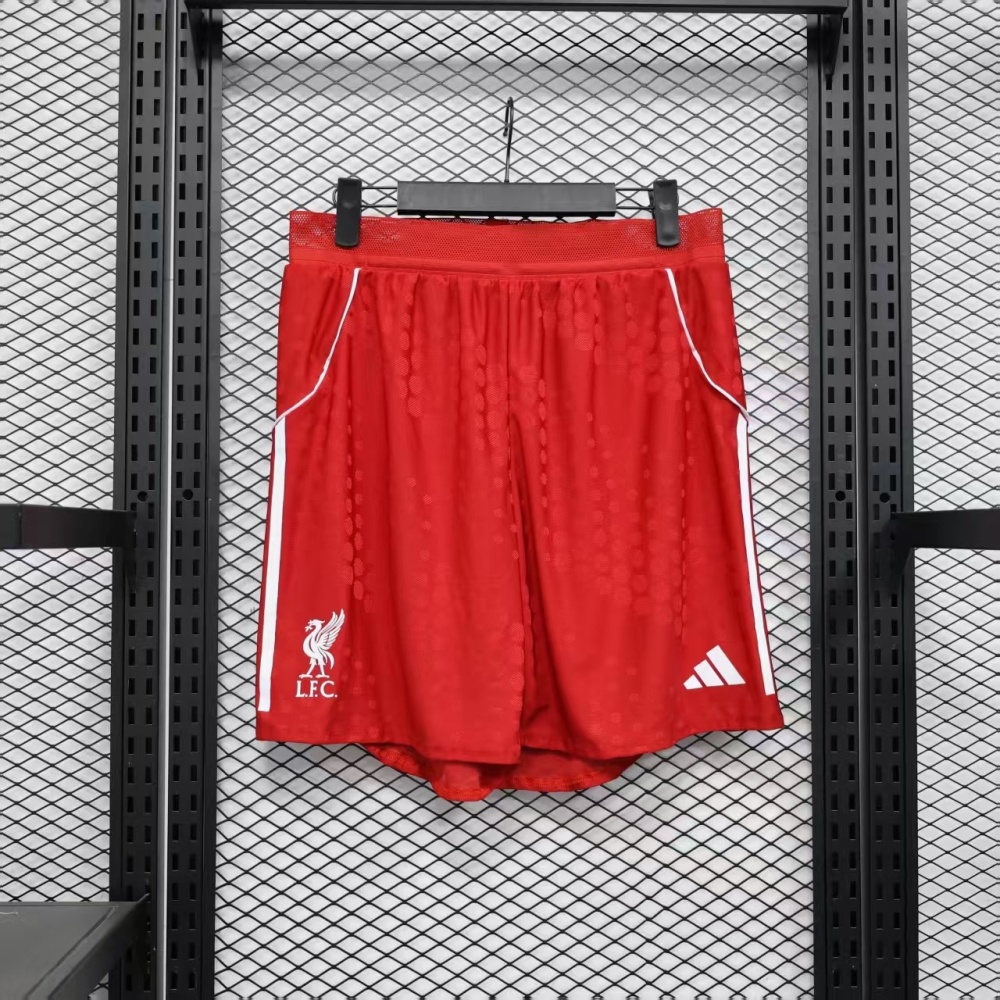 25-26 Liverpool Home Soccer Shorts Player Version