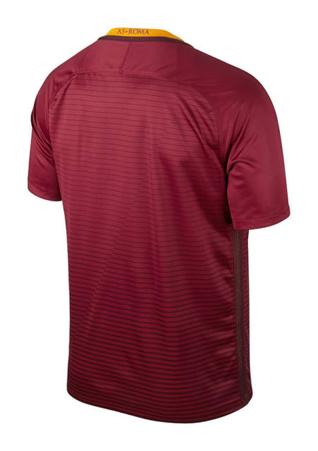 16-17 AS Roma Home Retro Soccer Jersey