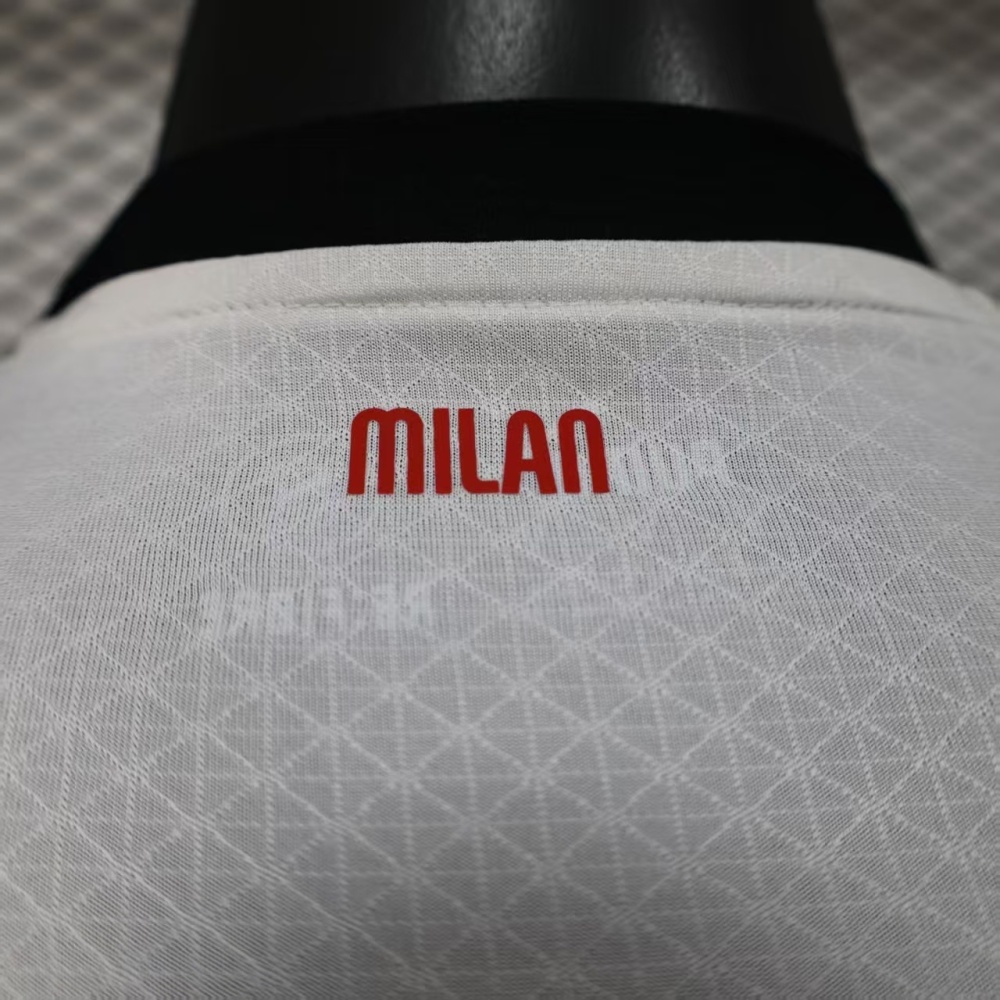 25-26 AC Milan Away Soccer Jersey Player Version Long Sleeve