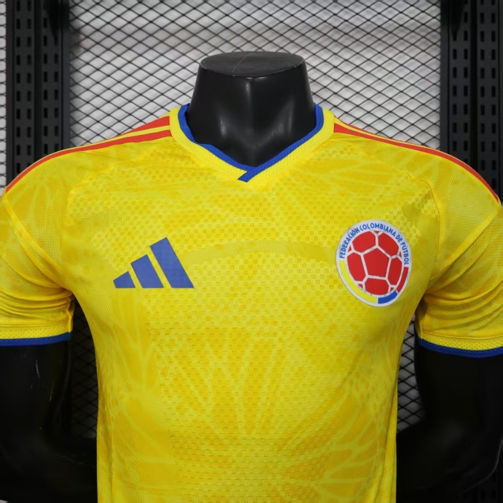 2026 Colombia Home World Cup Jersey Player Version