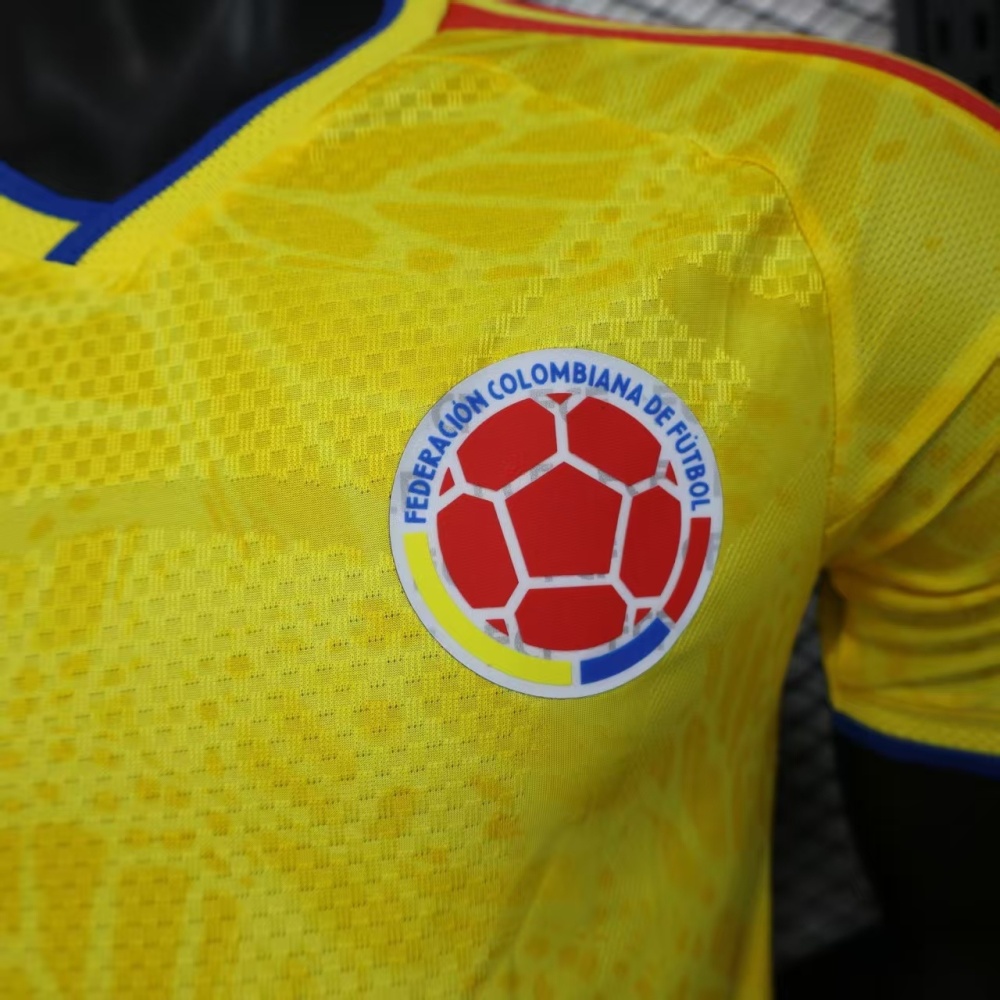 2026 Colombia Home World Cup Jersey Player Version