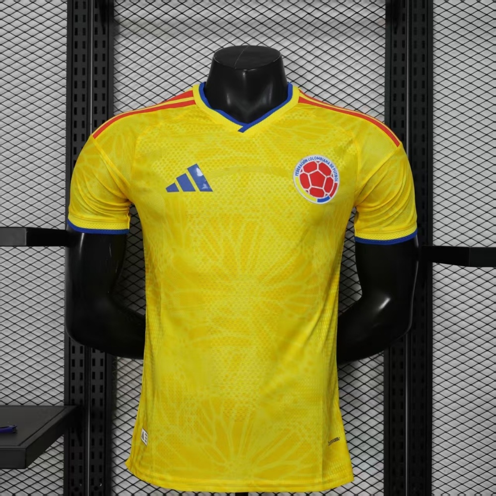 2026 Colombia Home World Cup Jersey Player Version