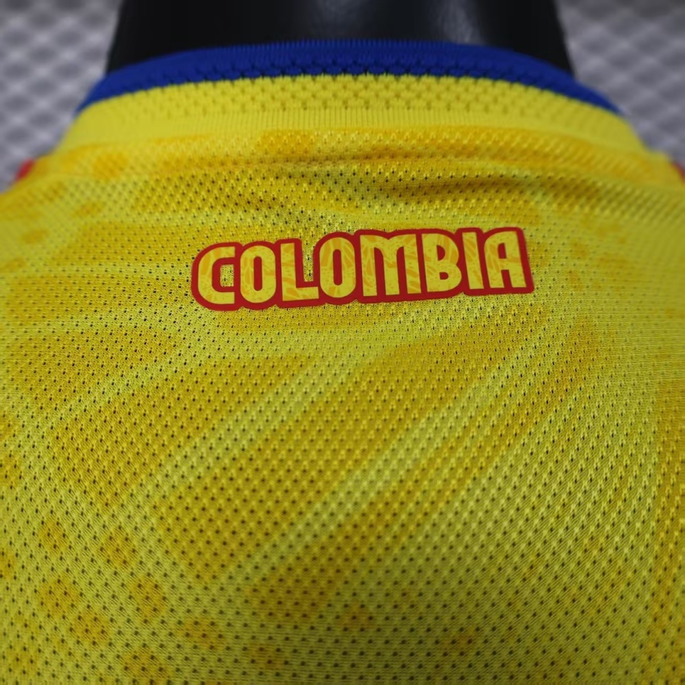 2026 Colombia Home World Cup Jersey Player Version