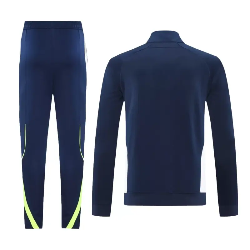 2025-26 Real Madrid Training Tracksuit Kit(Jacket+Pants) 03 Navy