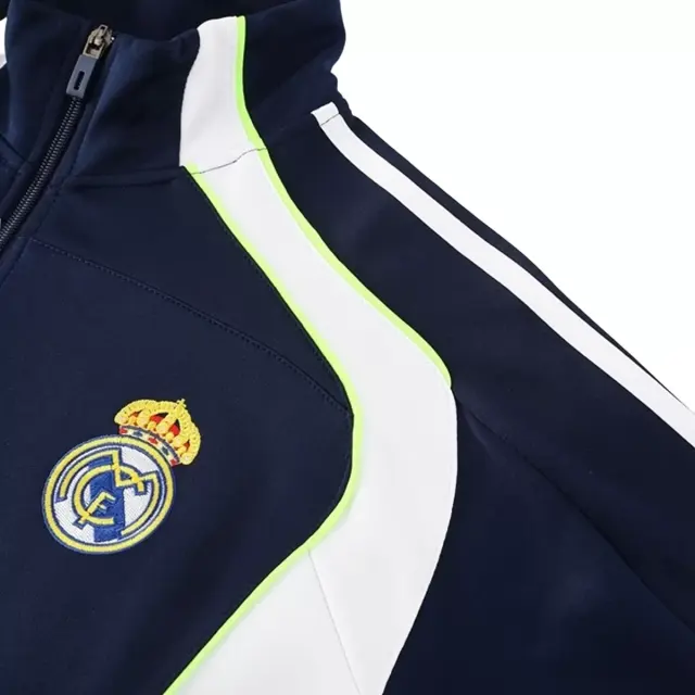 2025-26 Real Madrid Training Tracksuit Kit(Jacket+Pants) 03 Navy
