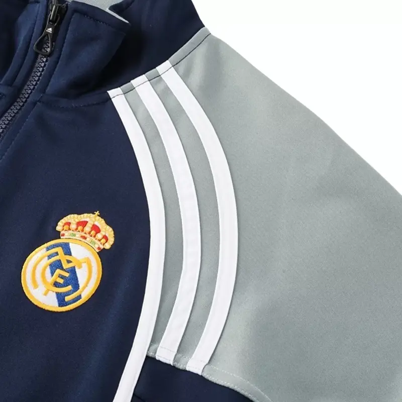 2025-26 Real Madrid Training Tracksuit Kit(Jacket+Pants) 06 Navy
