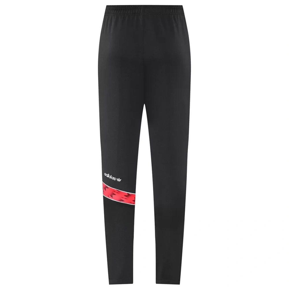 2025-26 Manchester United Training Tracksuit Kit (Jacket+Pants) 05 Red&Black