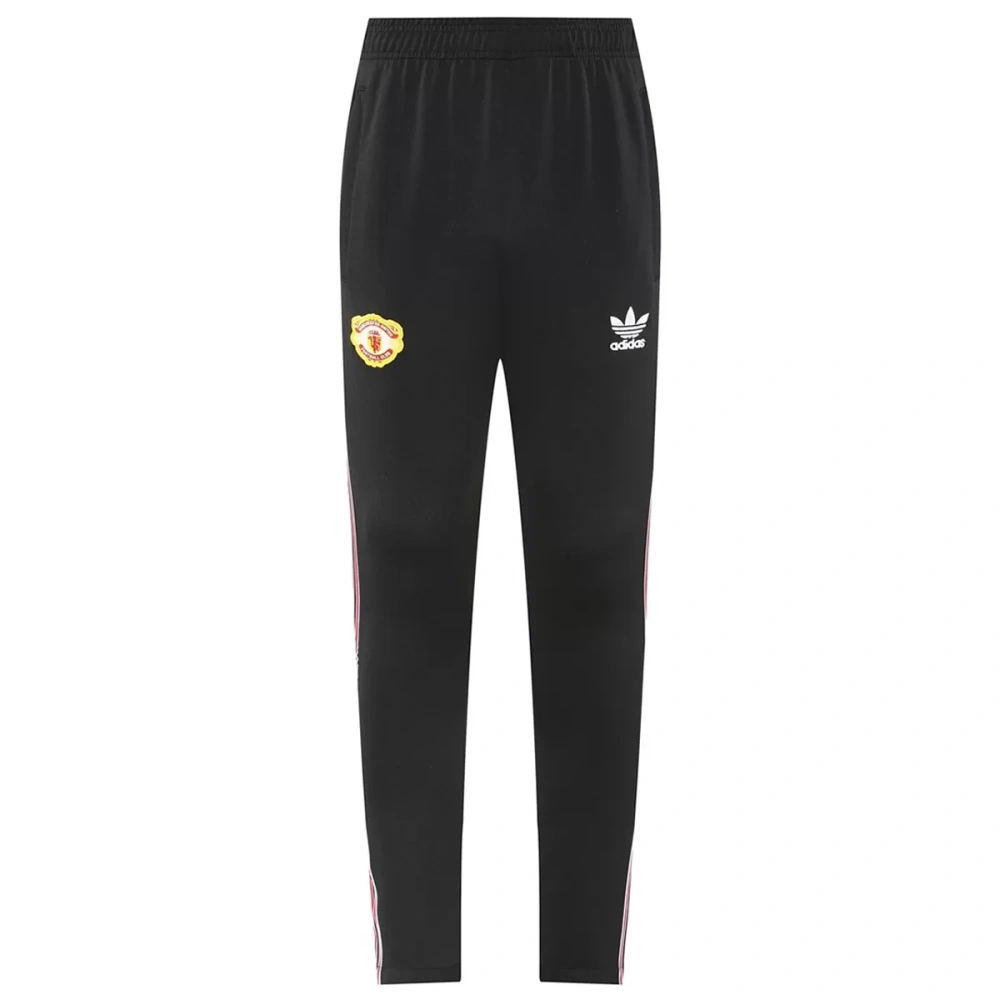 2025-26 Manchester United Training Tracksuit Kit (Jacket+Pants) 05 Red&Black