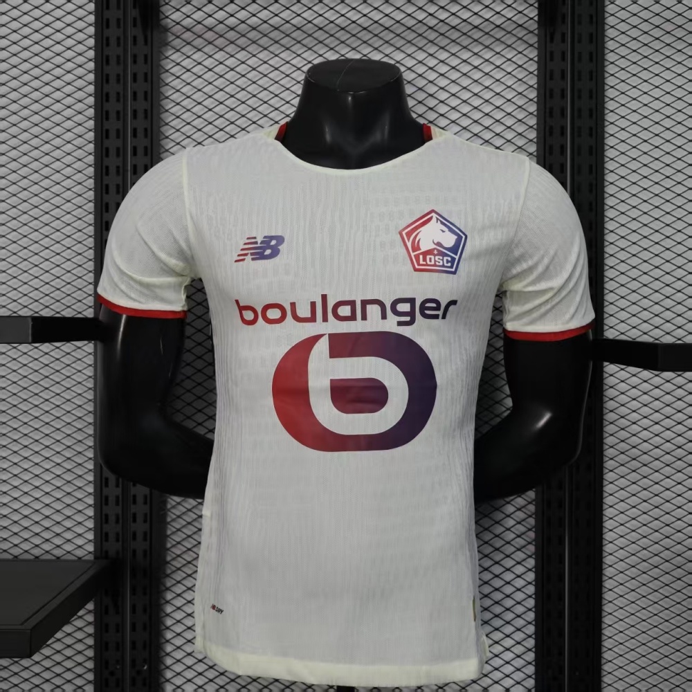 25-26  Lille OSC Home Soccer Jerseys Player Version