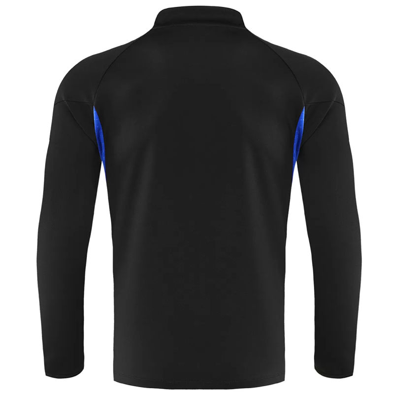 25-26 Manchester United 1/4 Zipper Sweat Kit(Top+Pants) Black