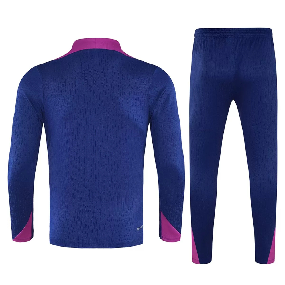 25-26 Barcelona 1/4 Zipper Sweat Kit(Top+Pants) Navy