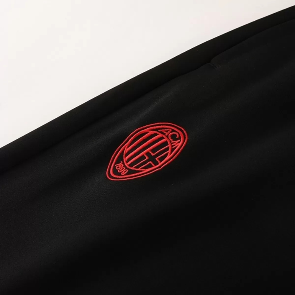 25-26 AC Milan Training Tracksuit Kit(Jacket+Pants) Black