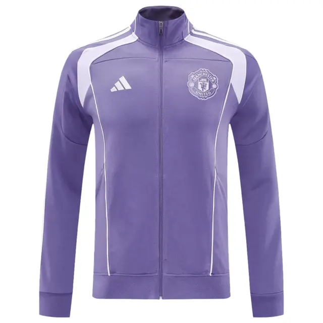 25-26 Manchester United Training Tracksuit Kit(Jacket+Pants) Purple