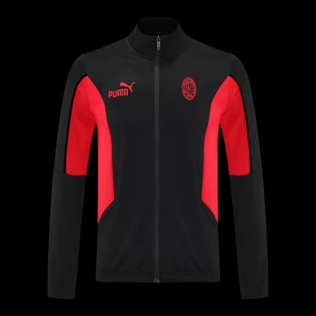 25-26 AC Milan Training Tracksuit Kit(Jacket+Pants) Black