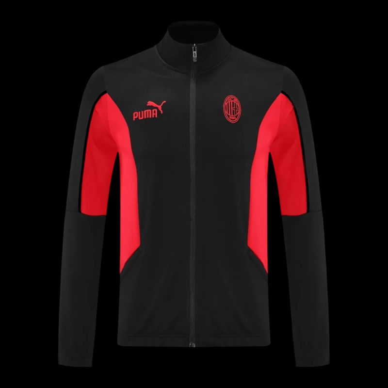 25-26 AC Milan Training Tracksuit Kit(Jacket+Pants) Black