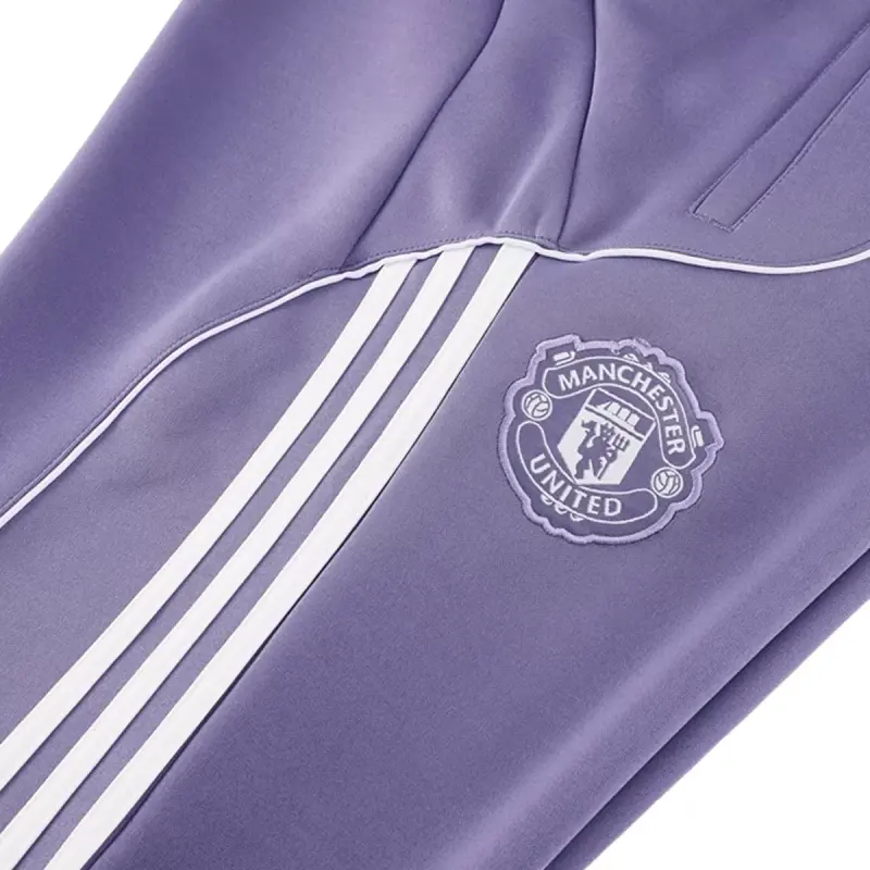 25-26 Manchester United Training Tracksuit Kit(Jacket+Pants) Purple