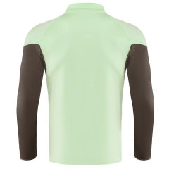 25-26 Real Madrid 1/4 Zipper Sweat Kit(Top+Pants) Green